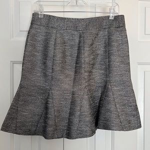 Banana Republic Metallic Tweed Trumpet Above Knee Skirt, Size 6, NWOT